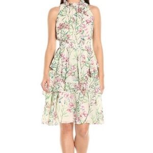 Eliza J. Floral Ruffle Dress - NWT!!